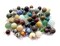 Gemstone Bead Charm Mix, 20 pieces, Assorted Stone Dangles, Adorabilities